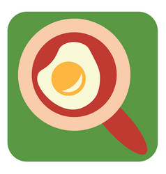 Fried Egg On A White Background