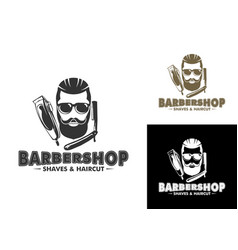 Vintage Barbershop Logo Template