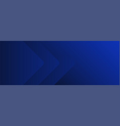 Navy Blue Abstract Long Banner Minimal