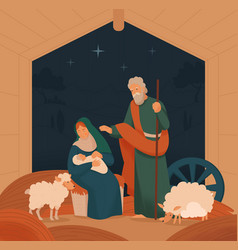 Christ Bible Story Christmas Composition