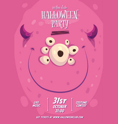 Halloween Vertical Background With Cute Pink