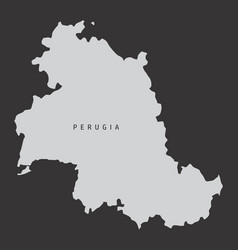 Perugia Province Map