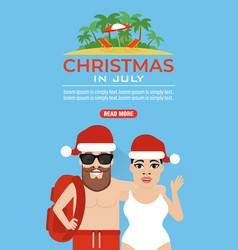 Christmas In July Time To Travel Design Flat