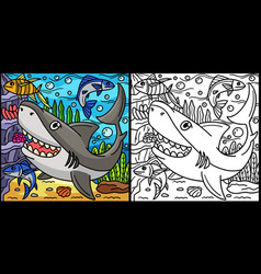 Great White Shark Coloring Page