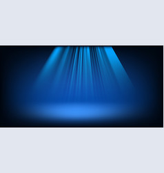 Abstract Illuminated Empty Stage With Bright