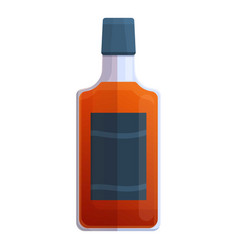 Bourbon Grain Bottle Icon Cartoon Style