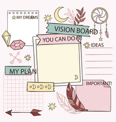 Hand Drawn Vision Board