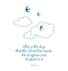 Religion Quote Print Poster Postcard Swallows In S