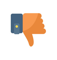 Thumb Down Icon Flat Social Media