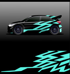 Rally Car Decal Graphic Wrap