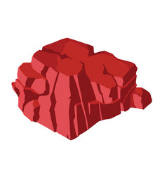 Isometric Island Volcanic Red Soil