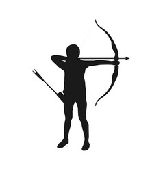 Person Shooting Arrows