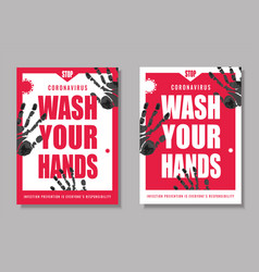 Wash Your Hands Warning Poster