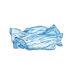 Watercolor Of A Crumpled Candy Wrapper Symbol