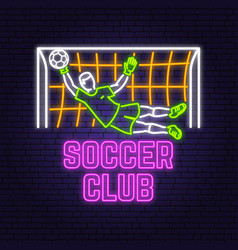 Soccer Football Club Bright Neon Sign