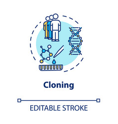 Cloning Concept Icon Asexual Reproduction