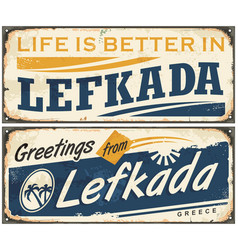 Lefkada Vintage Tin Sign