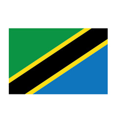 Tanzania State Flag Icon