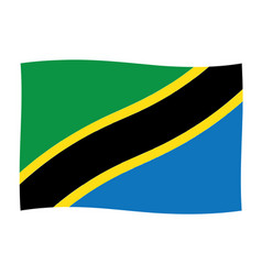 Tanzania State Flag Icon