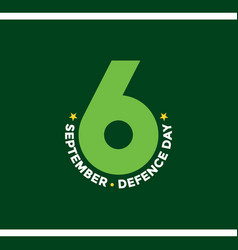 6 September Defence Day Design Template