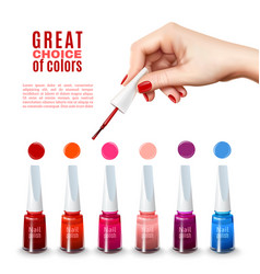 Best Nail Polish Colors Realistic Poster