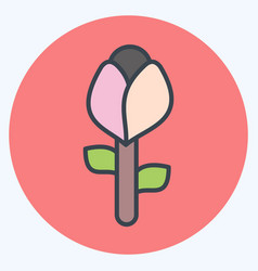 Icon Rose 2 Related To Flora Symbol Color Mate