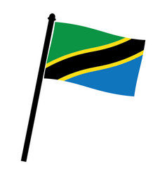 Tanzania State Flag Icon