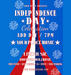 Independence Day July 4 Party Flyer Design