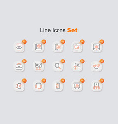 Set Line Consumer Product Rating Board With Graph