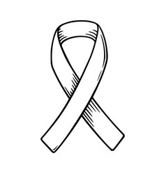 Cancer Awareness Day Ribbon As Female