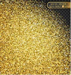 Gold Sparkles On A Transparent Background