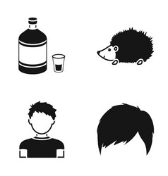 Alcohol Clos And Or Web Icon In Black Style