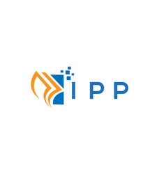 Ipp Credit Repair Accounting Logo Design On White