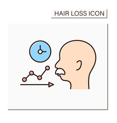 Hair Loss Color Icon