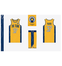 Basketball Uniform Mockup Template Design