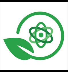 Eco Environment Friendly Nuclear Symbol Icon