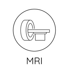 Linear Icon Magnetic Resonance Imaging Mri