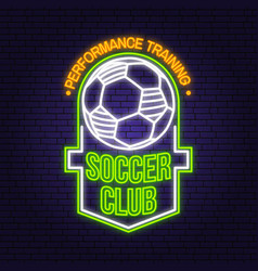 Soccer Football Club Bright Neon Sign