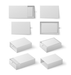 White Box Slider With Inside Mockup Set