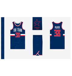 Basketball Uniform Mockup Template Design