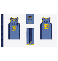 Basketball Uniform Mockup Template Design