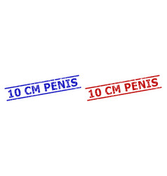 10 Cm Penis Seals With Distress Surface