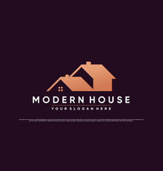 Modern House Logo Design Template For Business