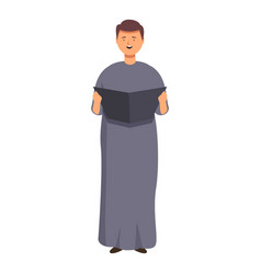 Priest Person Religion Icon Cartoon