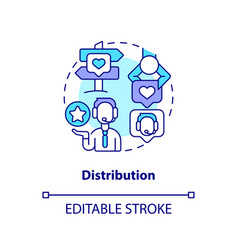 Distribution Concept Icon