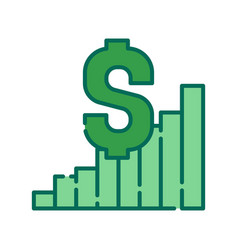 Funding Sources Color Line Icon Pictograph For Web