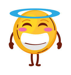 Happy Angel Emoticon