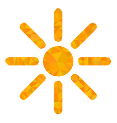 Sunshine Triangle Filled Icon