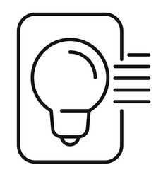 Data Bulb Idea Icon Outline Insight Case