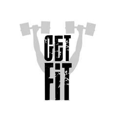 Get Fit Logo Logo On A Sports Theme Good